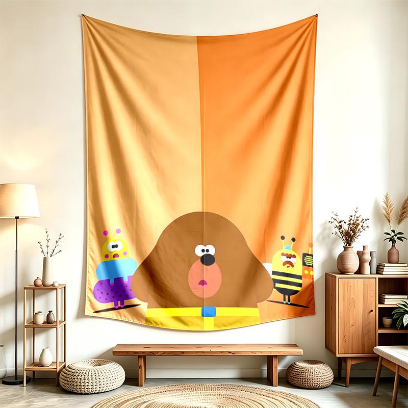 Ehi Duggee (1) Arazzo Adatto Per Decorare Case Dormitori E Camere Da Letto Morbido Al Tatto E Un Regalo Perfetto Per Amici E Familiari