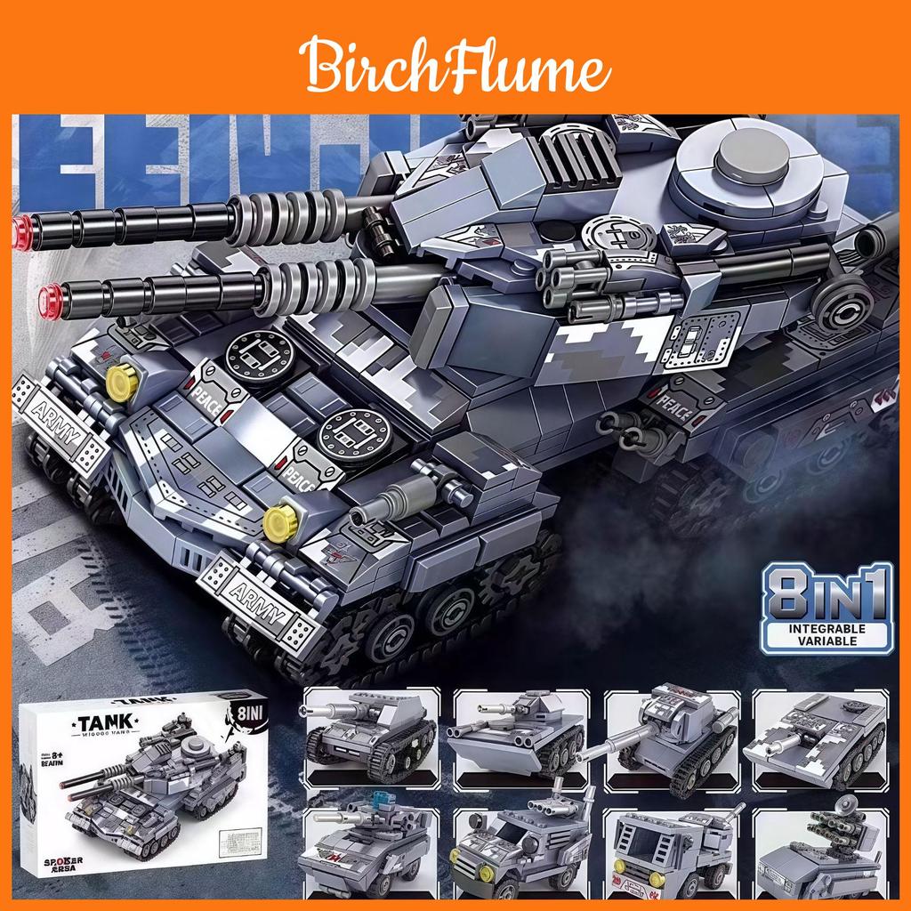 Militärpanzer Bausatz Für Kinder Mit Abs Kunststoffbausteinen Und Diy Montage Spaß