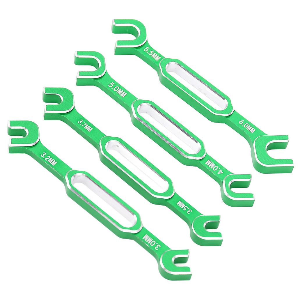 4 STÜCKE RC Auto Schraubenschlüssel Spannschlossmutter Kugelgelenk Ausdrücker Aluminiumlegierung RC Wartungsschlüssel