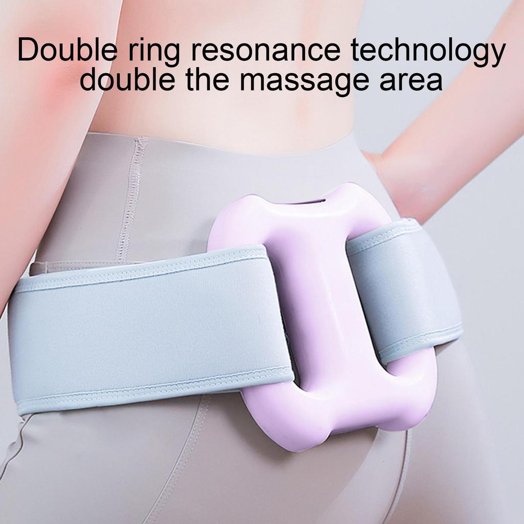 Fascia Massage Ring  5-Speed Deep Tissue Fascia Release Ring Massager Tools Cordless Roller with Belt for Muscle Relaxation Legs