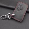 Jingyuqin 3 Buttons Leather Car Key Protection Case Cover For Renault Megane R.S. Scenic 3 Buttons Card Key Case Shell Cover