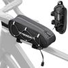 1 Peça Bolsa de Grande Capacidade para Bicicleta de Estrada MTB à Prova d'Água Refletora para Tubo Superior do Quadro Dianteiro Bolsa de Ciclismo Acessórios para Bicicleta