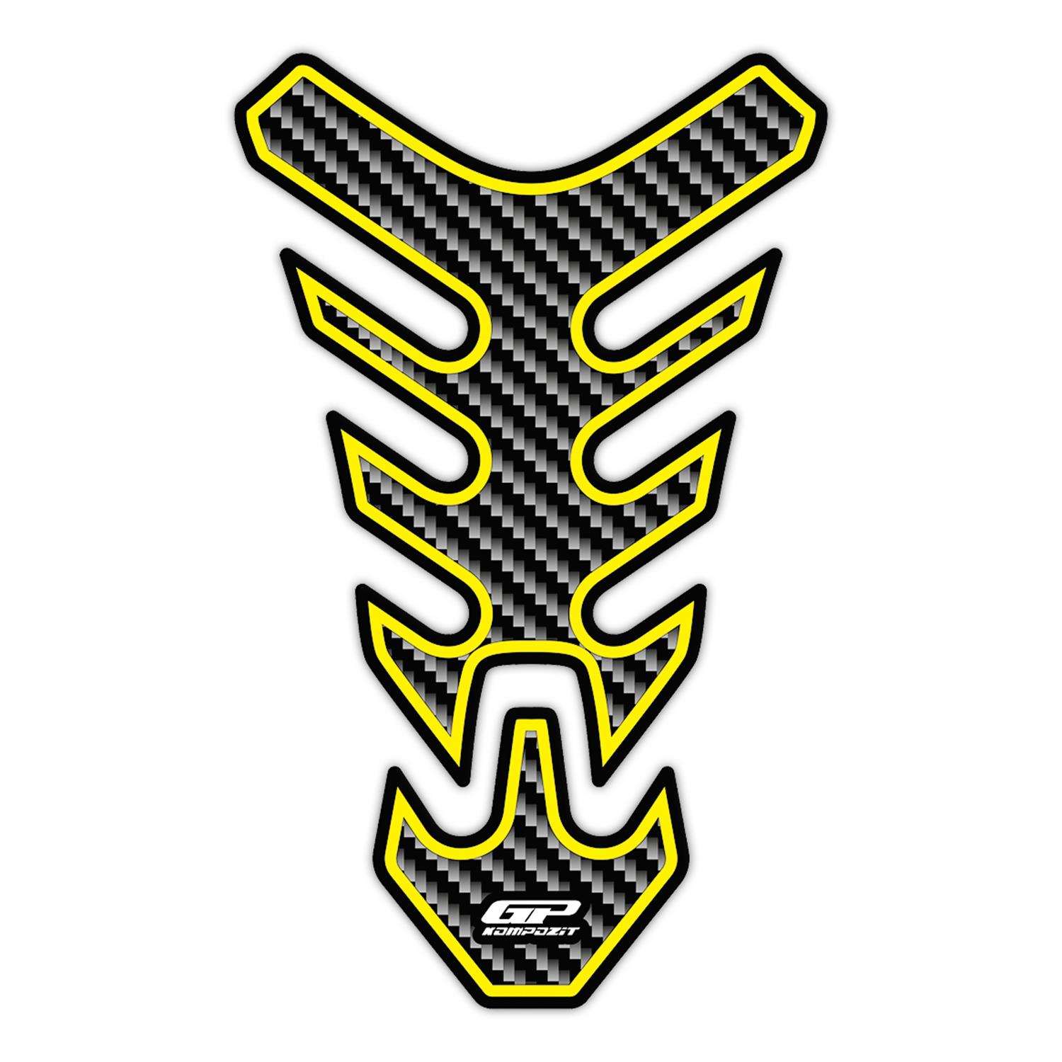 

GP Composite Suzuki V-Strom 250 2017-2020 Compatible Tank Pad Set Yellow