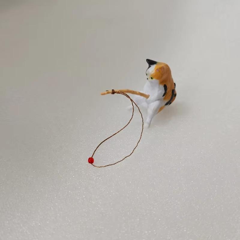 

Маленькая рыбацкая кошка, креативное украшение для аквариума, аксессуары для аквариума, аксессуары для аквариума, аксессуары для аквариума Decoracion