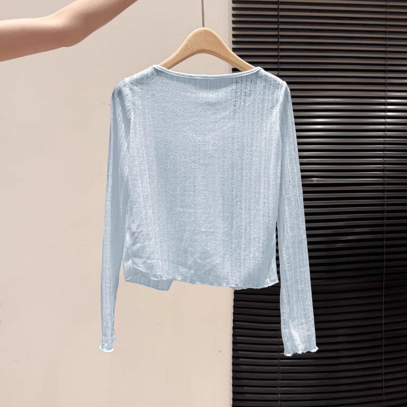 Women's Lazy Style Lace-Up Sun Protection Cardigan - 2026 Summer Loose Fit Short Outerwear