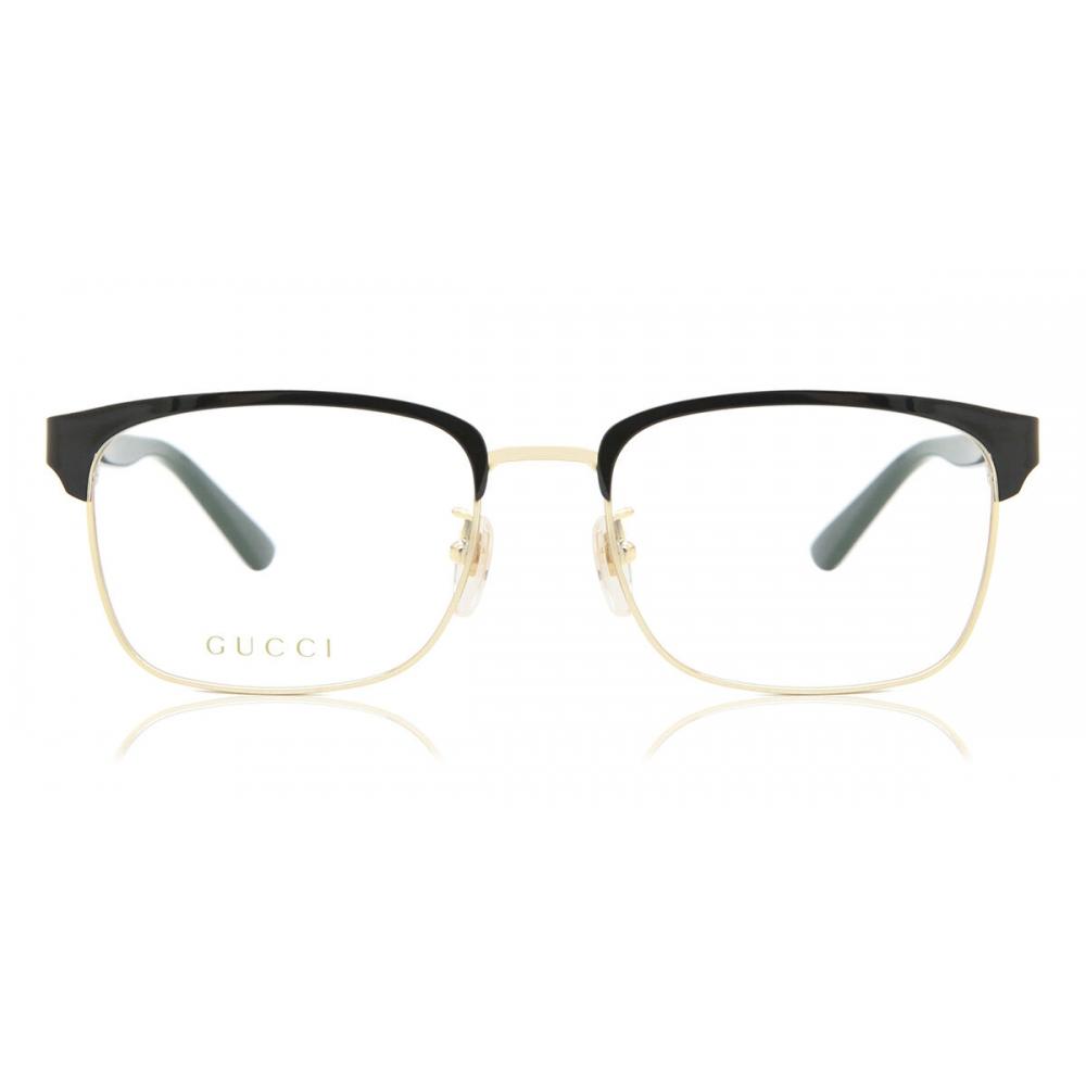 

Gucci Gg0934oa Asian Fit 004 Men Eyeglasses Black Gold/56