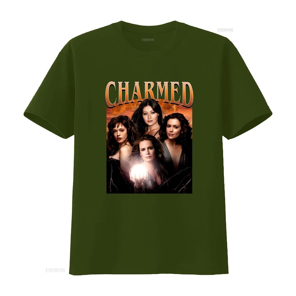 Maglietta Vintage Charmed Serie TV Perfetta per l'Uso Quotidiano Disponibile in Tutte le Taglie S 4XL vintage Lavata Unisex Leggermente homme