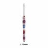 Sunflower Printed Handle Knitting Needles Fine Hook Head Doll Weaving Hooks  For Doll Weaving