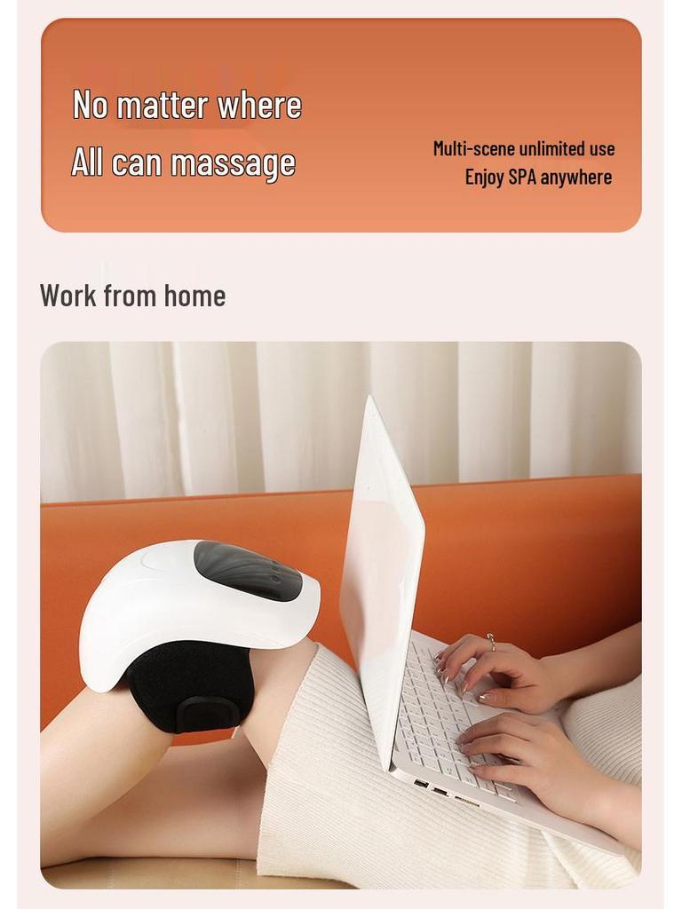 Cross-Border Heated Knee Massager with Red Light Vibration for Cold Legs