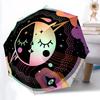 1pc Moon Universe Automatic Open/Close Umbrella, Portable Folding Umbrella, Compact Travel Umbrella For164