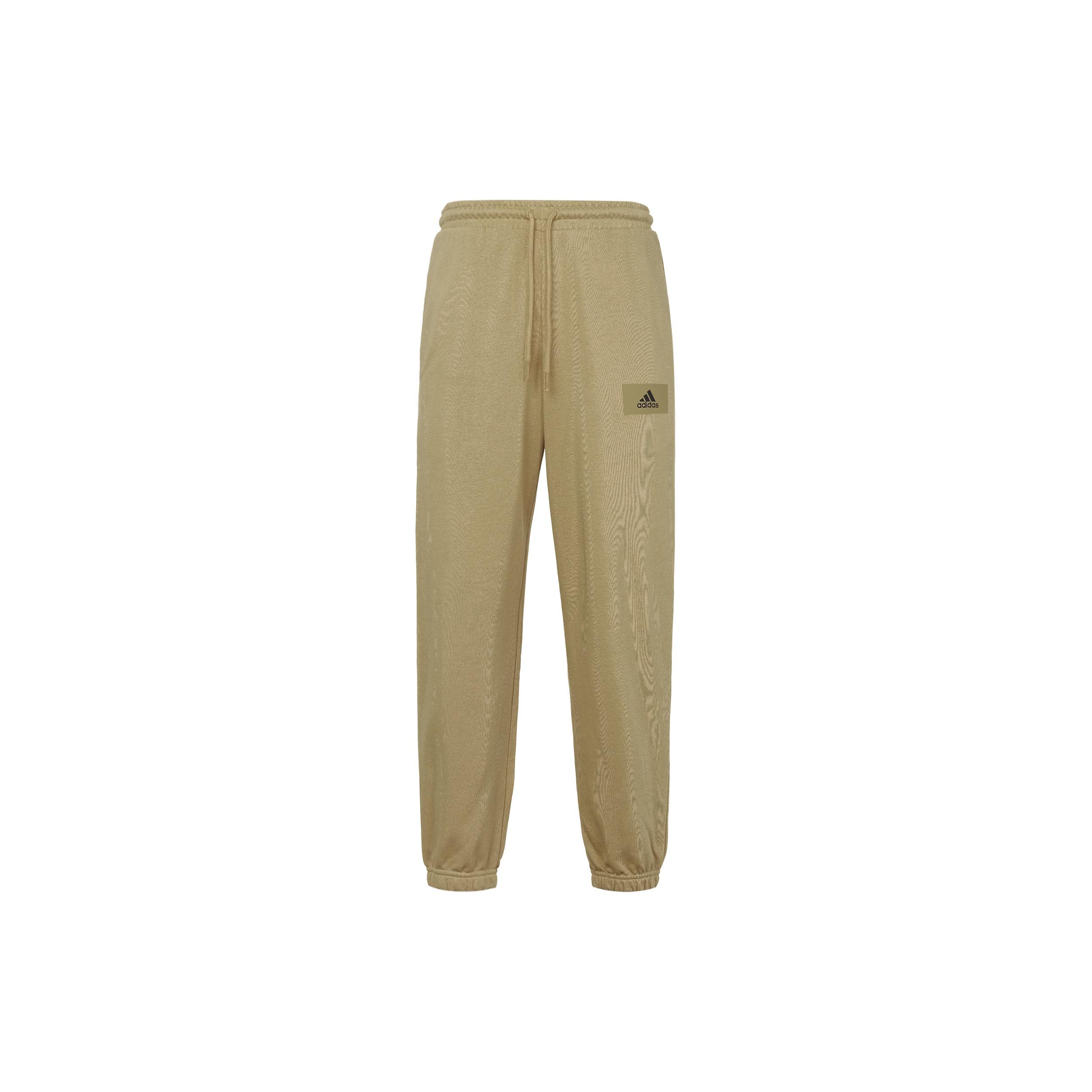 Men s adidas Logo Printing Pattern Bundle Feet Sports Pants/Trousers/Joggers Yellow HZ7021 L