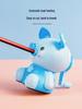 Cartoon Pig Hero Rotary Pencil Sharpener for Students - Cute and Fun Design