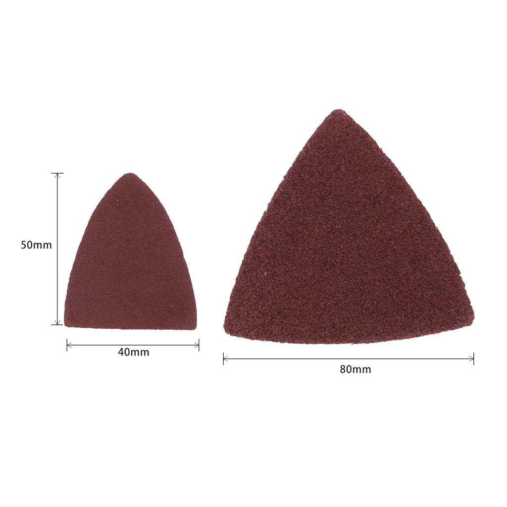 Replacement Sandpaper Blade Compatible with and HFS(R) 68-Piece Multi-Tool Set, Multi-Tools, Wood, Metal, Grinding, Polishing, DIY, 40/80/180/240mm
