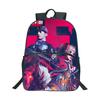 Shooter-Spiel Free Fire 3D-Druck Rucksack Junge Mädchen Lässige Schultasche Schüler Wasserdichter Rucksack Cartoon-Muster Rucksäcke
