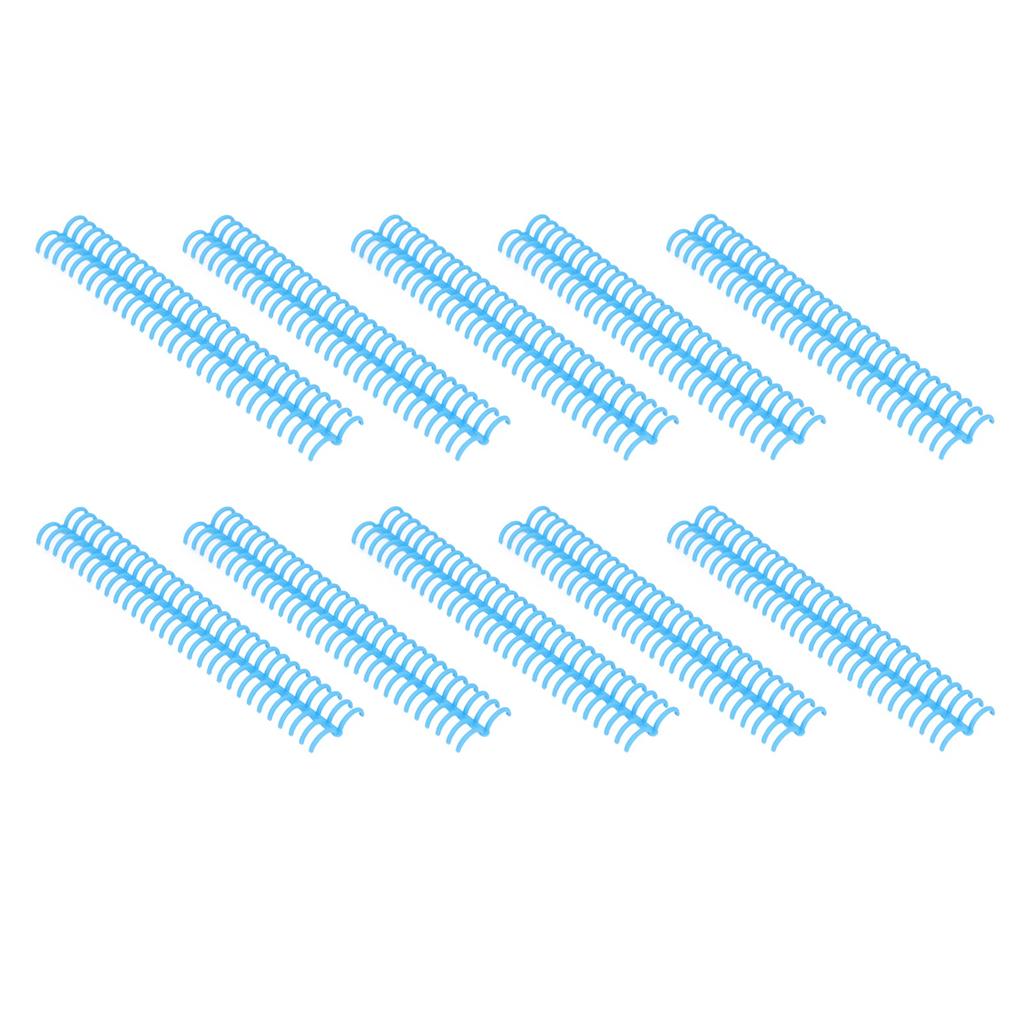 10PCS Plastic Binding Spines 19mm 30 s Comb Compatible with B5 Paper Size 150 Sheets Capacity