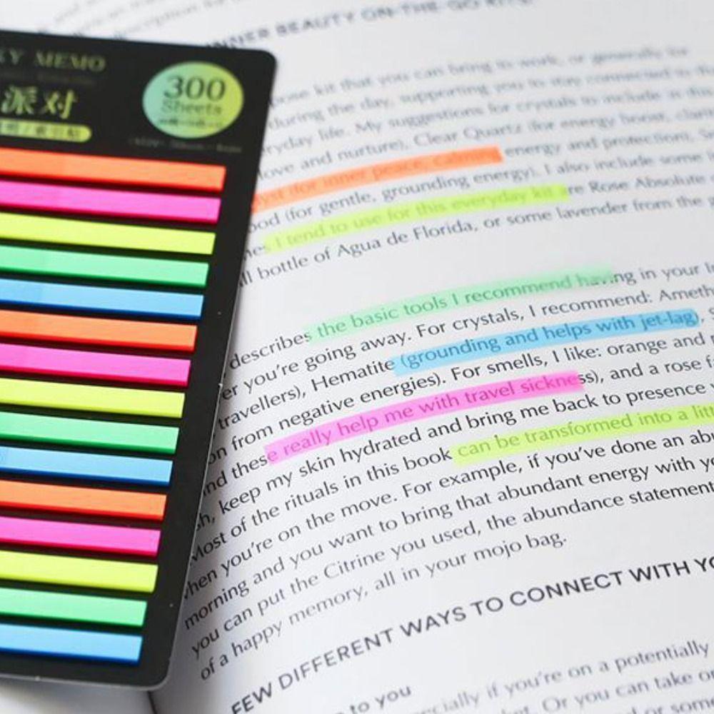 Supplies Stationery Student Index Stickers Posted It Sticky Notes Label Bookmark Reading Label
