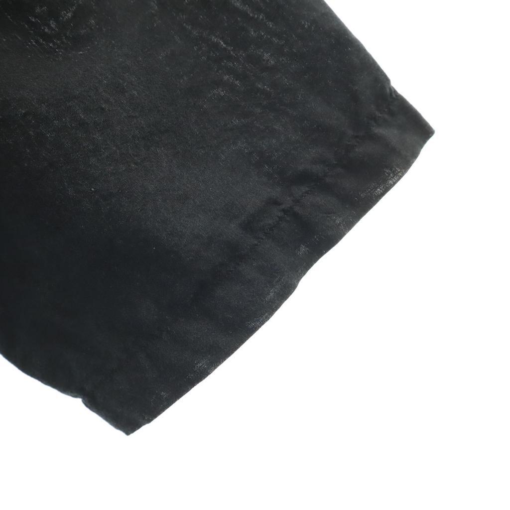 YAECA Košile s krátkým rukávem s otevřeným límcem černá Dámská Použitá