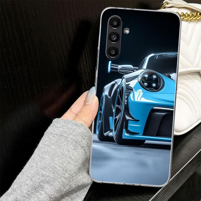 Sports GT3-RS Car-911 Case for Samsung A17 A16 A56 A36 A26 A15 A55 A35 A25 A14 A54 A34 A24 Phone Cover A13 A53 A33 A23 A05S A04S