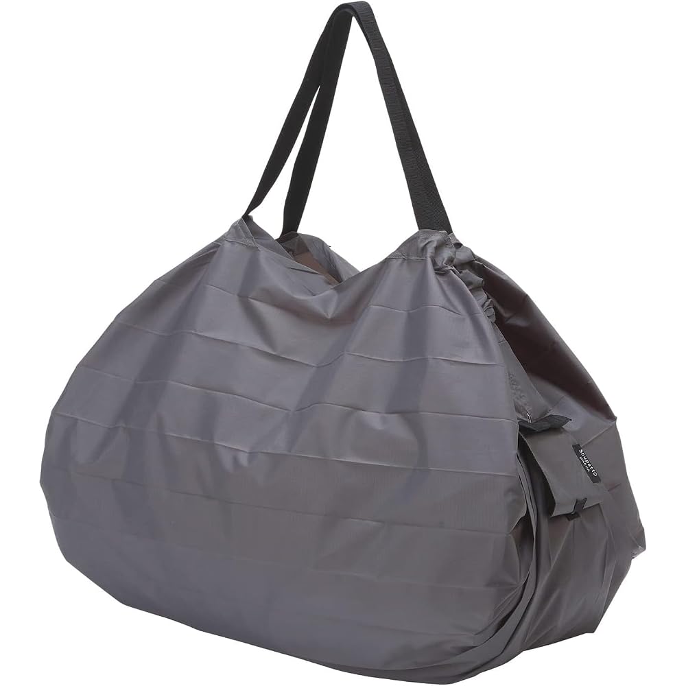 Marna Shupatto Compact Bag L (40L / SUMI) - Foldable Eco Bag, Shopping Bag (Compact/Durable) S521GY
