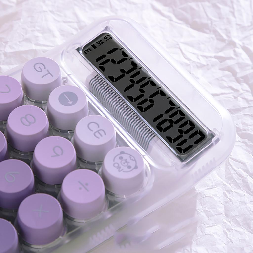 Scientific Calculator Office Commercial Transparent Dopamine Calculator Cute High-Value Calculator School Teaching Supplies Financial Accounting Tools