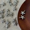 Handmade Thai Silver Starfish Spacer Beads Bracelet DIY Accessories