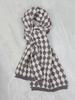 IKALOOK Diamond Pattern Knit Scarf Amu124