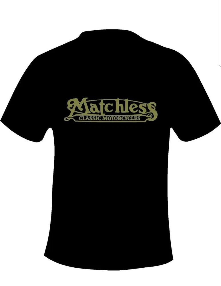 Matchless Motorcycles Vintage Retro Motorcycle Printed T Shirt SMLXL2XL S