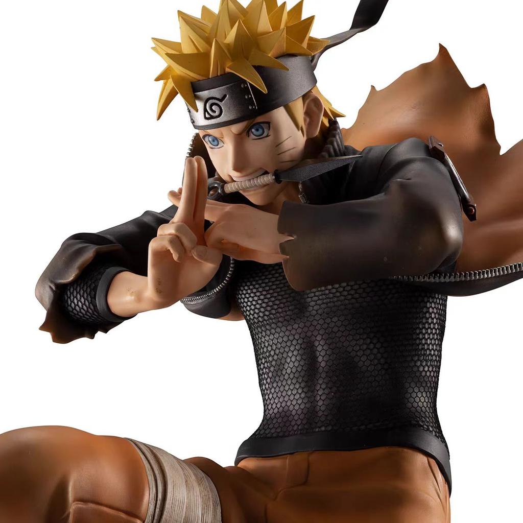 Naruto Shippuden Anime Figures GK Uzumaki Naruto Great Ninja War Action Figures PVC Model Toys Desktop Decoration Children Gift