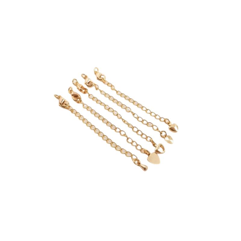 14K Gold Filled Color-Retaining Extension Chain for DIY Jewelry