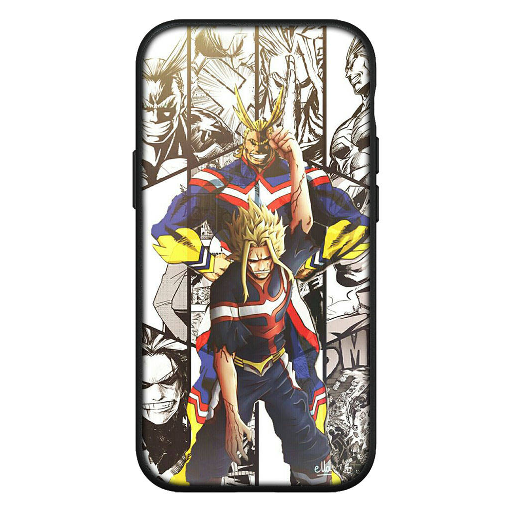 For Samsung Galaxy S24 S23 iPhone 16 15 14 Xiaomi Redmi Note 13 12 11 10 8 Plus 9 Pro Max X XR Phone Case My Hero Academia All Might OPPO Huawei Cover