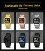 SANDA Men's Waterproof Multifunctional Steel Band Electronic Watch
