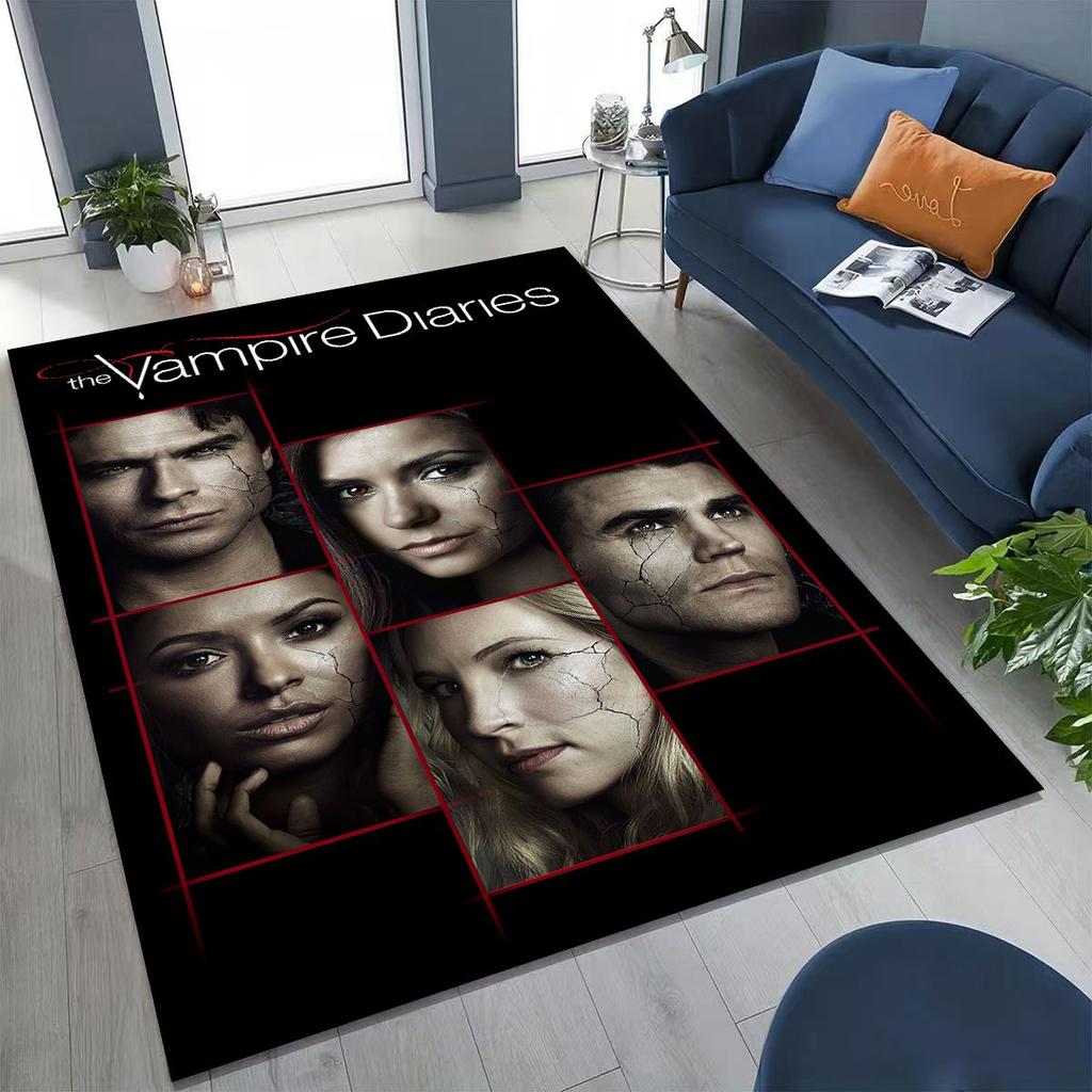 Dywan Damon Salvatore z Pamiętników Wampirów do Sypialni Salonu Sofy Domu Mata Dekoracyjna Pod Drzwi, Duża Antypoślizgowa Mata Podłogowa dla Dzieci do Zabawy