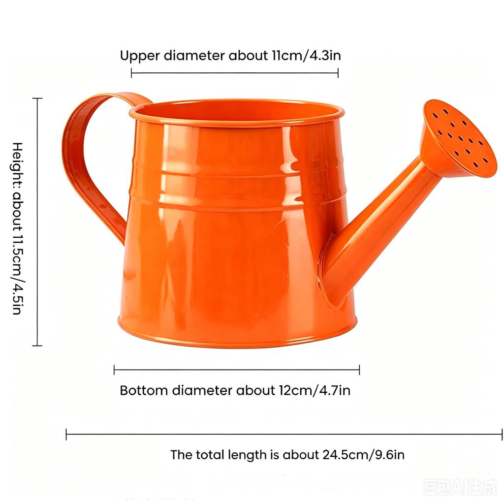 Metal Watering Can: 1L Tinplate Vintage Style 2-in-1 Sprinkling  Flower Arranging Plant Watering Can - Durable Gardening Tool for Indoor Outdoor