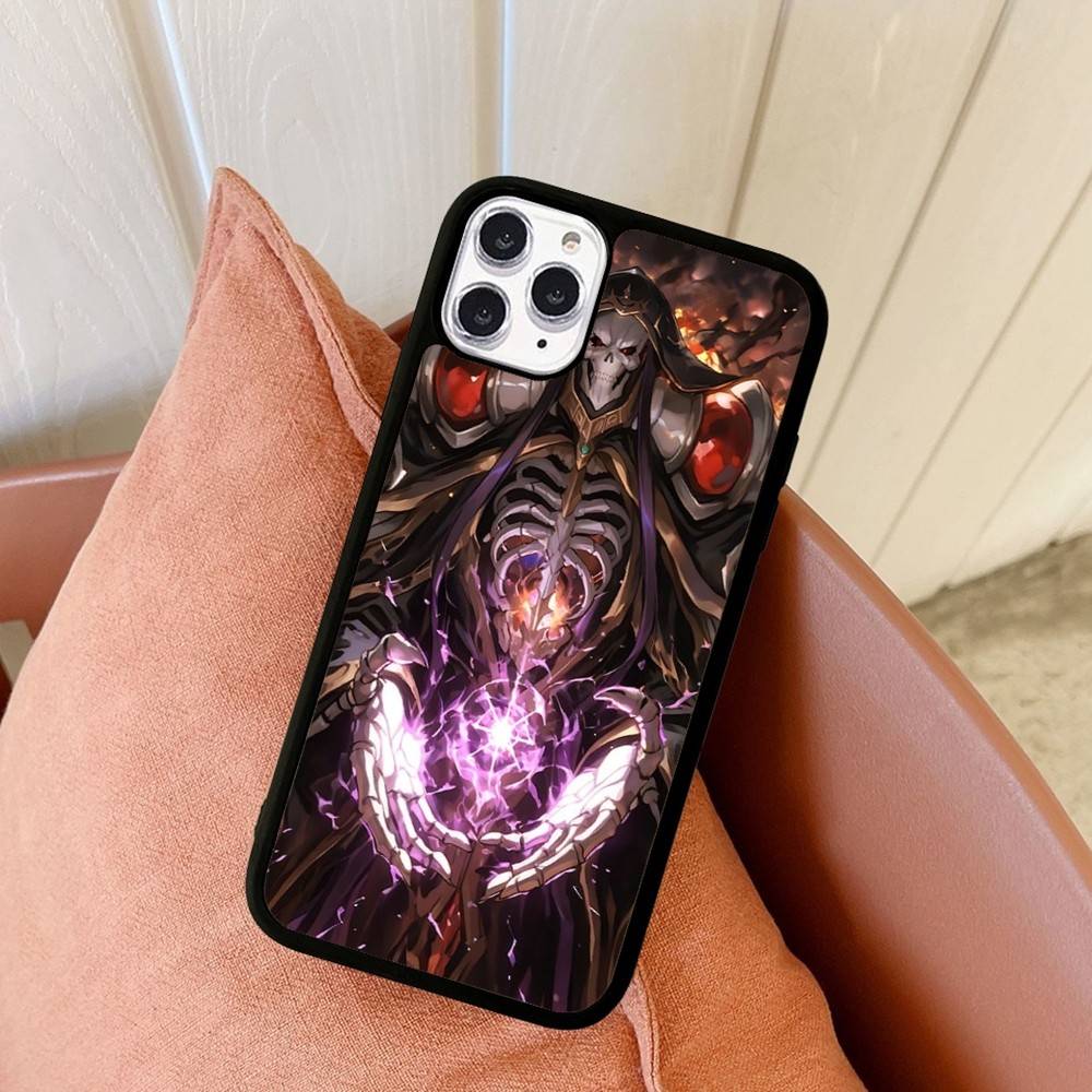 

Popular Anime O-Overlord Phone Case Wireless Charging PC+TPU For IPhone 11 12 13 14 15 16 17 Pro Max Plus Case iPhone 16 plus