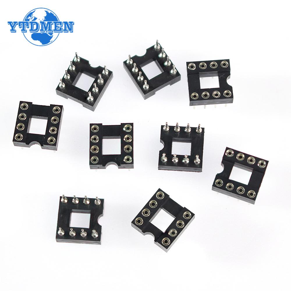 55 Stück/Box Original Rundloch IC Sockelanschluss DIP6 DIP8 DIP14 DIP16 DIP18 DIP20 DIP24 DIP28 Sockel 6 8 14 16 18 20 24 28pin