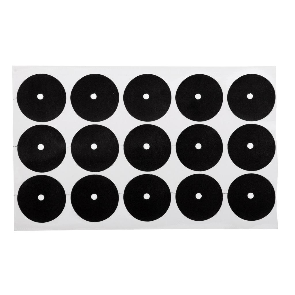 Plastic Billiard Table Spot Stickers 30 Pieces Round Black Dots for Cue Ball Positioning in Pool Room