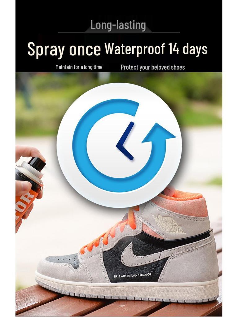Shoe Protector Spray: Waterproof & Stain-Resistant for Suede, Nubuck & Snow Boots