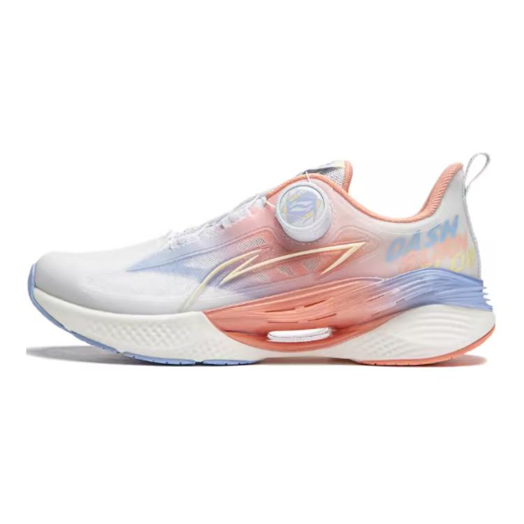 

Li Ning Kids Cloud удобные универсальные низкие кроссовки для бега детские кроссовки белые розовые YKFU020-8 36