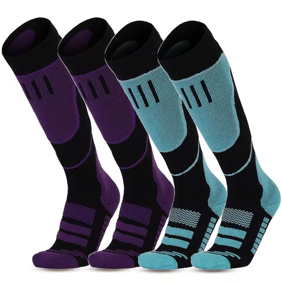 1 Pair Merino Wool Thermal Socks Men Women Winter Long Warm Compression Socks For Ski Hiking Snowboarding Climbing Sports Socks