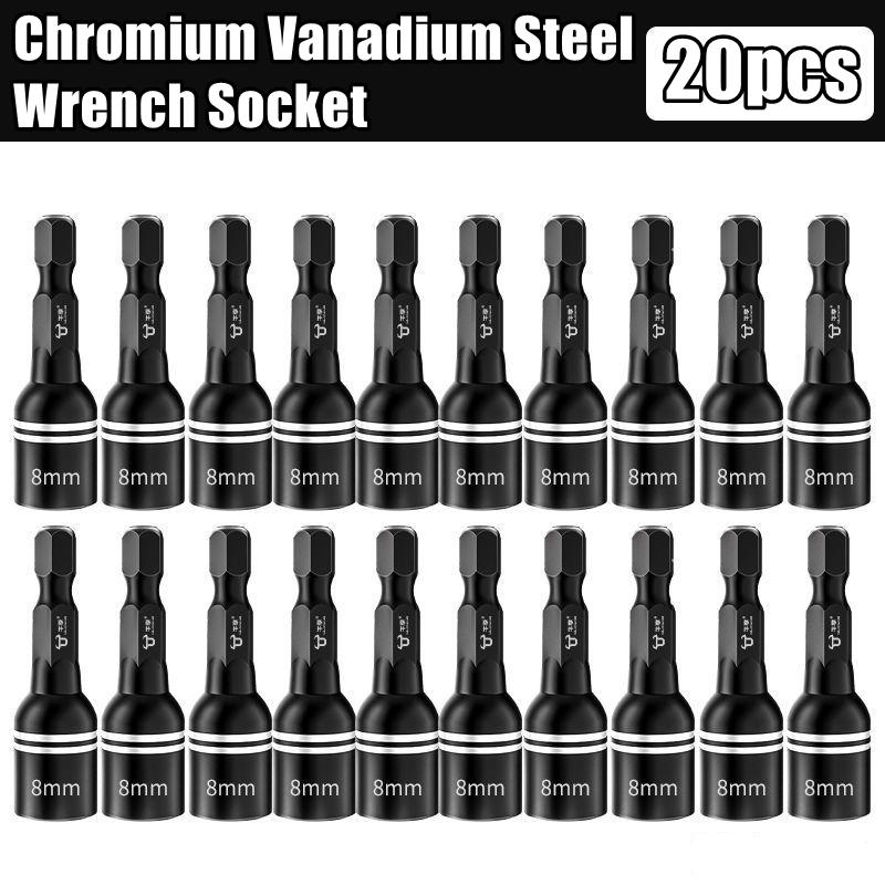 Sechskant Magnetische Steckschlüssel Stecknuss Elektrowerkzeug Magnetischer Nussdreher Set Autoreparaturwerkzeug Schlagverlängerung & Stecknussadapter