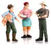High Quality Collection  Garden Decoration Simulation Farmer Farm Staff People Figurines Model Miniature Figure