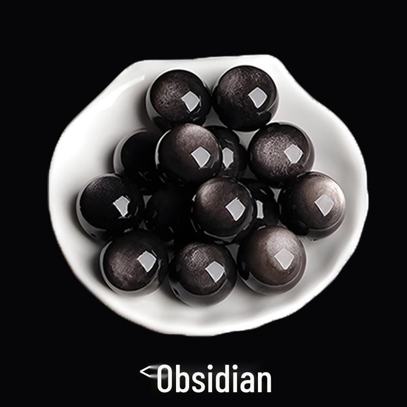 

Натуральные бусины из золотистого обсидиана с серебристым отливом для изготовления украшений своими руками - Кристальные аксессуары для браслета 10MM