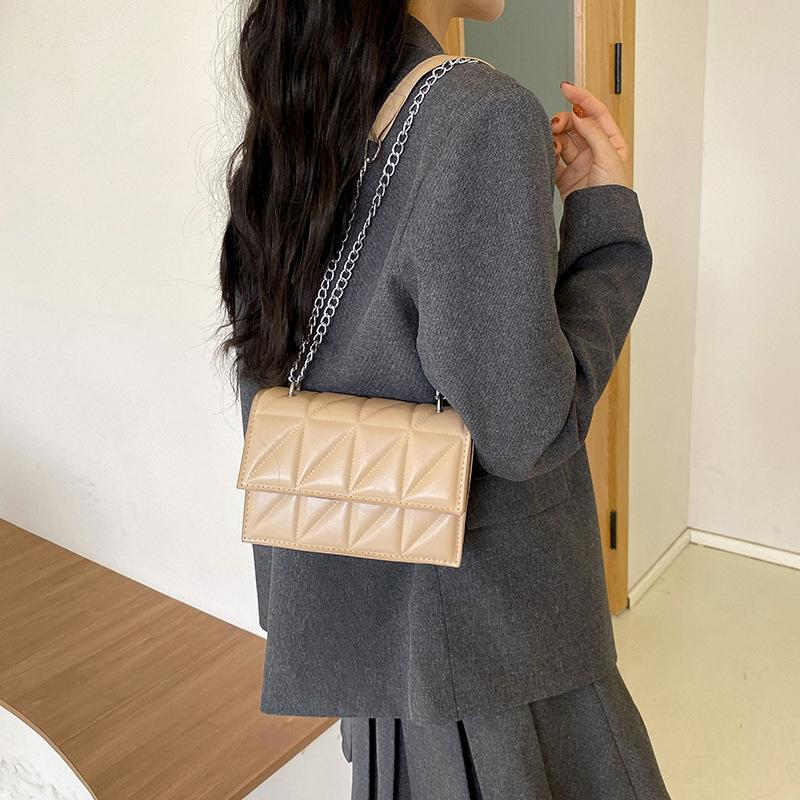 Designer Fashi Women Shoulder Bag Ladies PU Leather Handle Handbags Chain Strap Crossbody Bags for Women