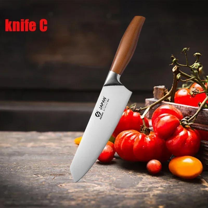 Japanese Chef's Knives Kitchen Boning Knife Meat Cleaver Fish Slicing Stainless Steel Butcher Knife Kitchen Accessories