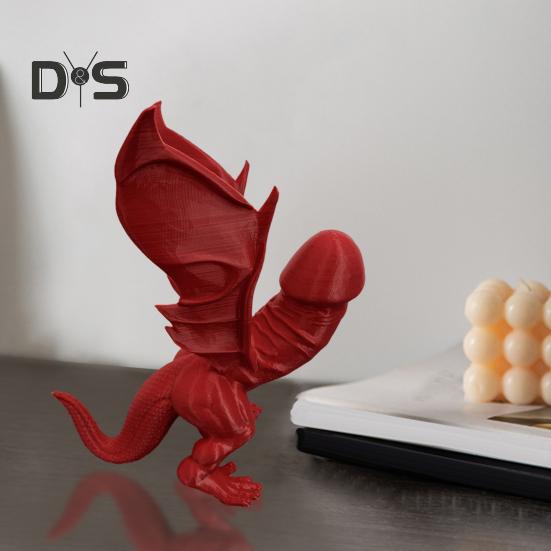 Dick Dinosaur Statue Collectible Penis Dinosaur Figurine Desk Dinosaur Buddy Prank Gag Gift for Bachelor's Party Adults Bedroom Decor