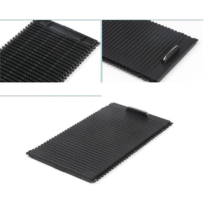 Passend für Benz GLK Mittelkonsolen-Getränkehalter-Abdeckung X204 Armlehnenbox Rollladen Schiebeschwarz 2046805808