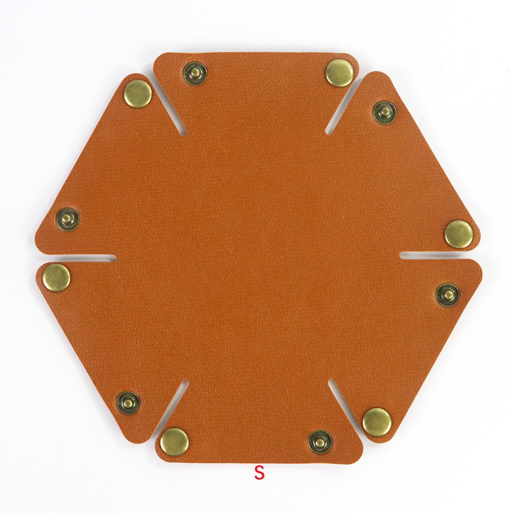 Dice Mat Tray Rolling Mat PU Leather Folding Dice Bag Dice Holder Dice Table Game Accessories