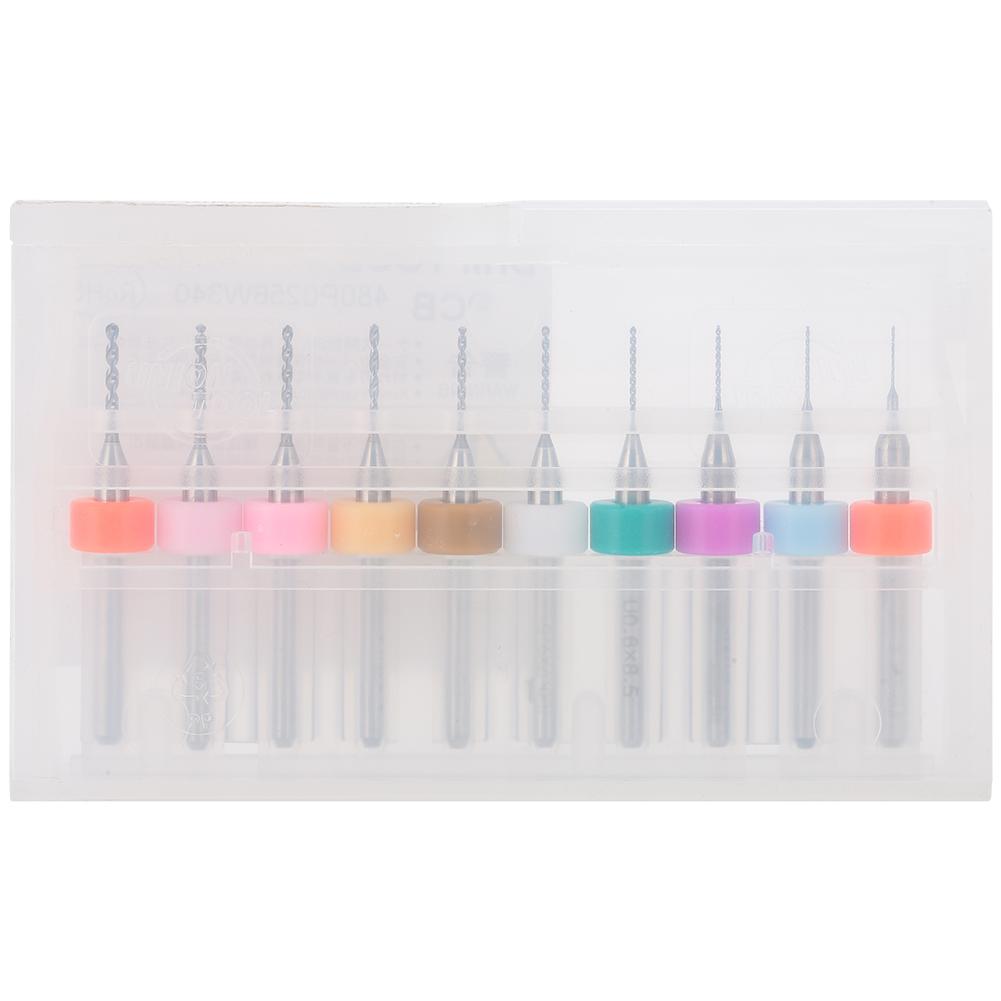 10Pcs Mini Drill Bits Set for Woodworking Watch Mobile Phone Repair Tools 0.3MM‑1.2MM