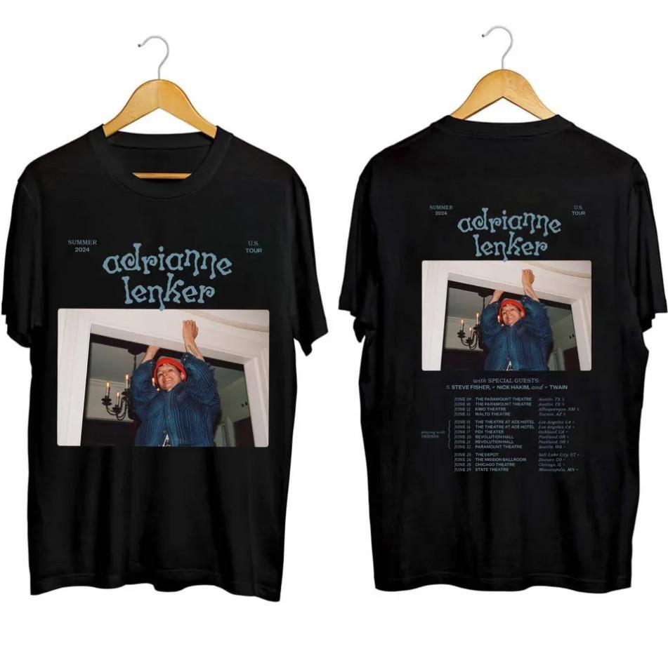 Adrianne Lenker Summer Tour 2024 Men039s Black Heavyweight TShirt Unisex T-Shirt Graphic Tee
