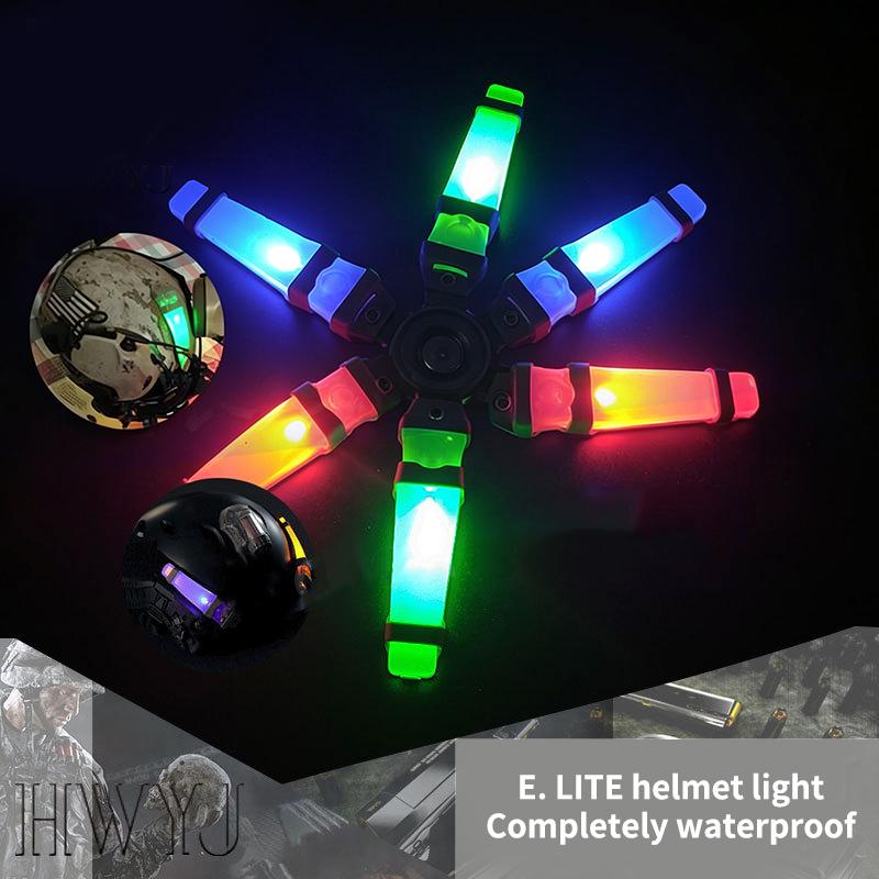Military Tactical Helmet Light 1Pcs with Hook Loop Mount High Brightness Field Illumination for Search and Rescue